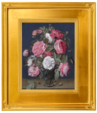 Classic Gold Leaf Wood Plein Air Gallery Closed Corner Picture Frame 3 1/8" Wide - West Frames