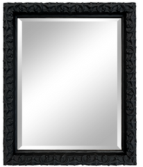 Countess Gothic Black Ornate Vintage Victorian Framed Wall Mirror