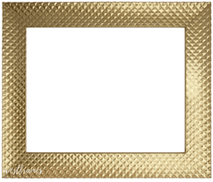 Diamond Pattern Wood Wall Picture Frame Gold Finish - West Frames