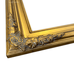 Duchess French Baroque Ornate Wood Picture Frame Antique Gold Leaf Finish - West Frames
