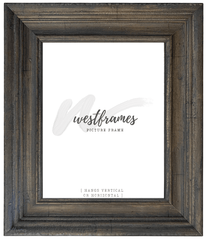 Farmhouse Distressed Rustic Picture Frame Natural Wood Gray Brown - West Frames
