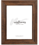 Farmhouse Distressed Rustic Picture Frame Natural Wood Pecan 2.25" Wide - West Frames