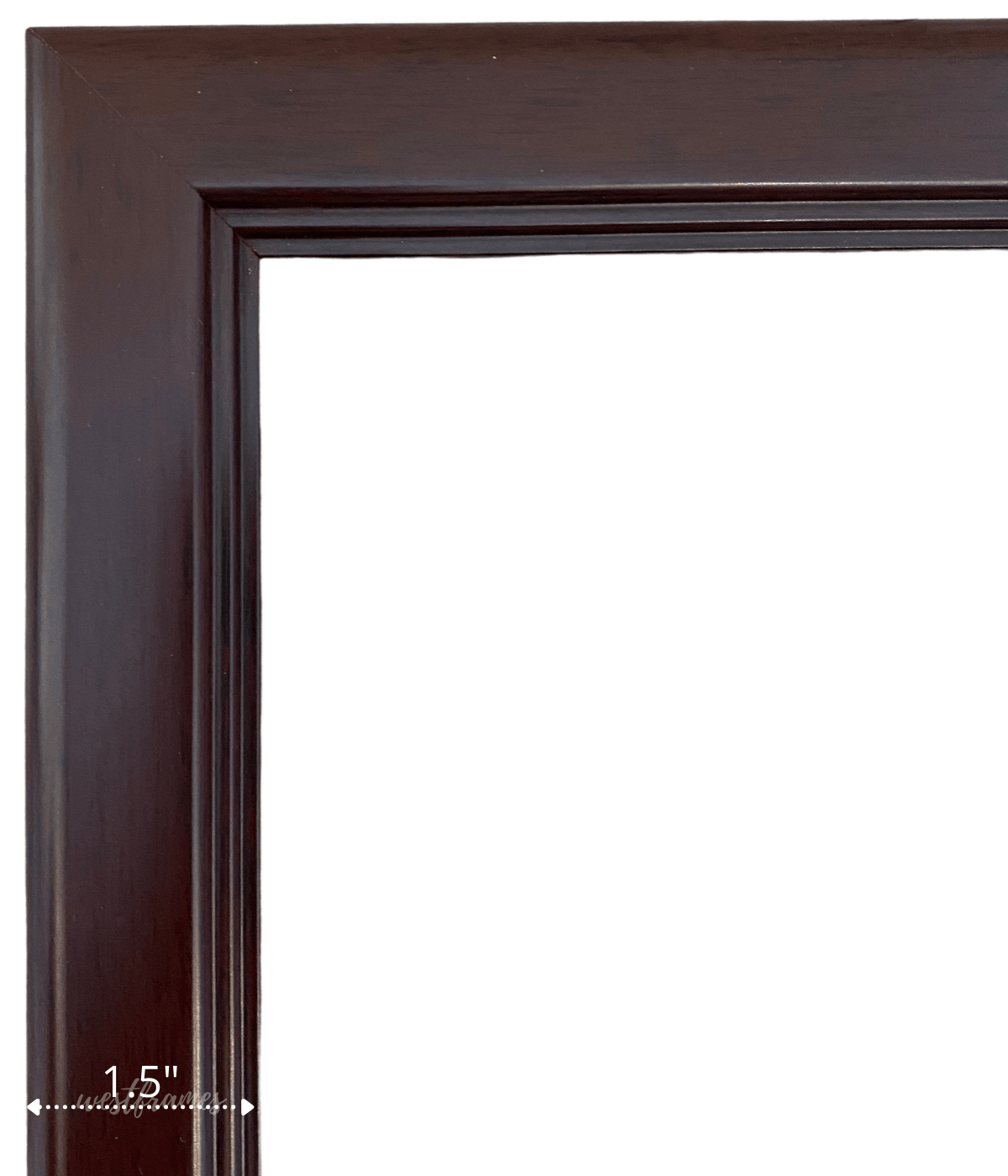 Fremont Wood Wall Picture Frame 1.5" Wide - West Frames
