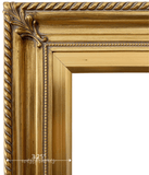 Gatsby Antique Gold Leaf Wood Baroque Picture Frame 3.25" Wide - West Frames