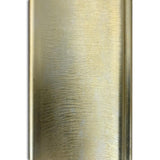 Hugo Modern Contemporary Decorative Scoop Framed Wall Mirror Light Gold Finish - West Frames