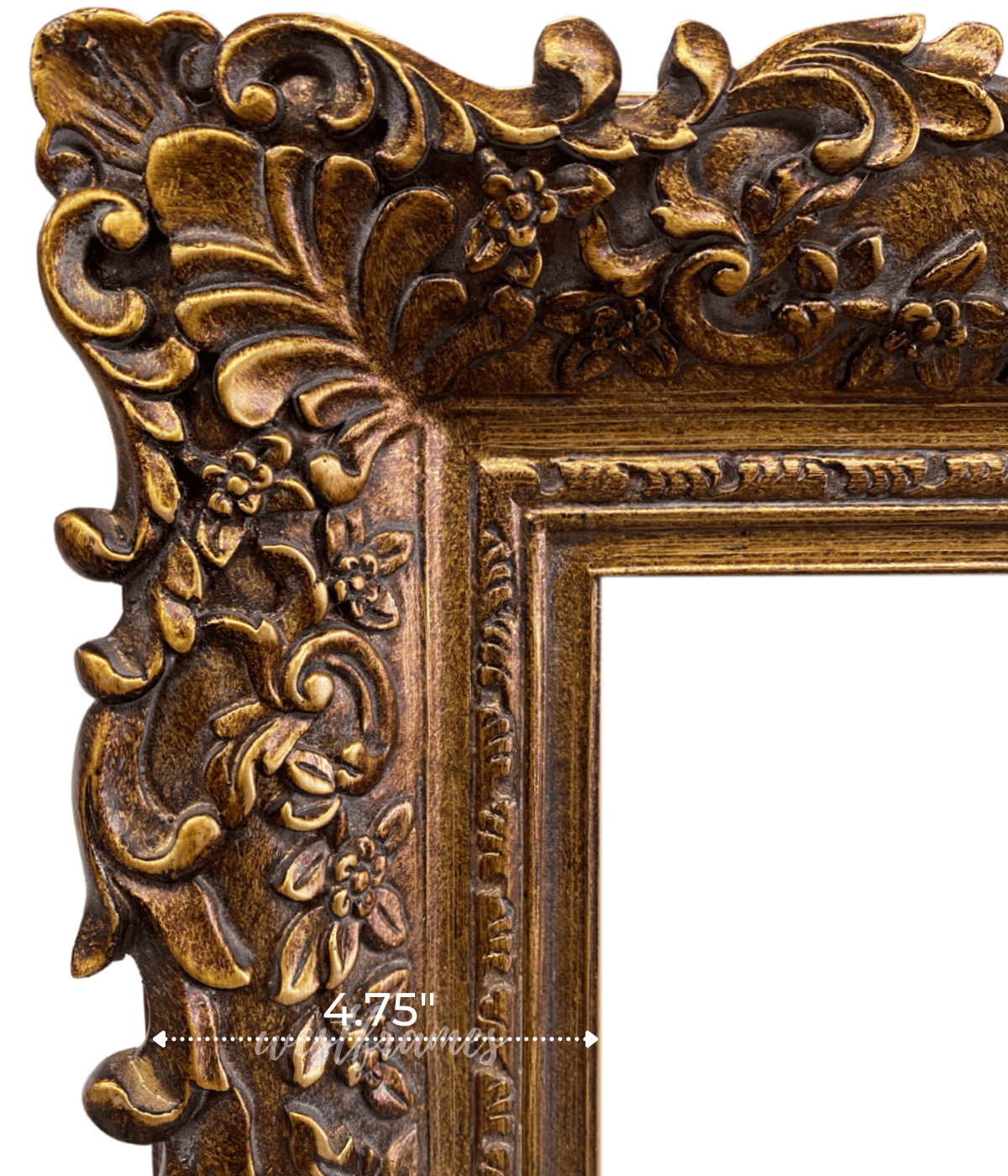 20x24 Gold Frames, Large Ornate Baroque Picture Frame, Classic