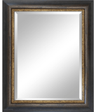 Marco Distressed Brown Green with Gold Lining Wall Framed Mirror 3.25" - West Frames