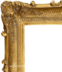 Napoleon French Baroque Rococo Ornate Wood Wall Picture Frame Antique Gold - West Frames