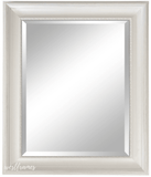 Stella Cottage French Shabby Ornate White Framed Wall Mirror - West Frames