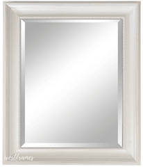 Stella Cottage French Shabby Ornate White Framed Wall Mirror - West Frames