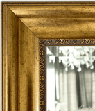Stella Modern Vintage Gold Ornate Framed Wall Mirror - West Frames