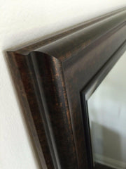 Tuscan Bronze Black Finish Framed Wall Mirror - West Frames