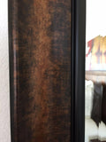 Tuscan Bronze Black Leaner Floor Framed Mirror - West Frames