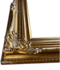 Victoria French Ornate Antique Gold Leaf Wood Baroque Picture Frame - West Frames