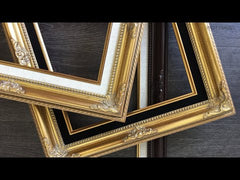 West Frames Estelle Antique Gold Leaf Ornate Baroque Picture Frames